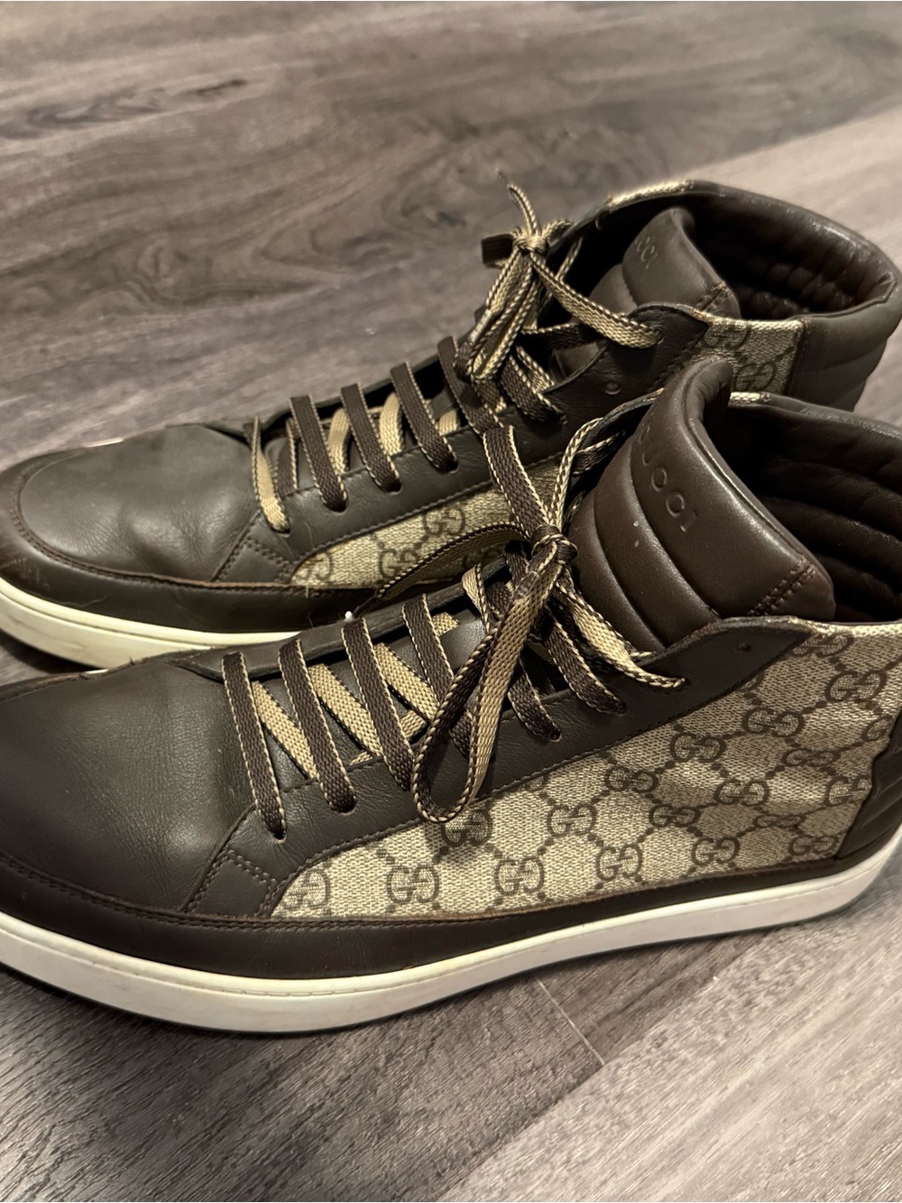 Gucci Brown High-Top GG size 13